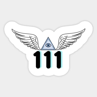 Angel Number 111 Sticker